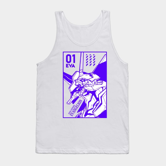 Evangelion eva 01 Tank Top by paisdelasmaquinas